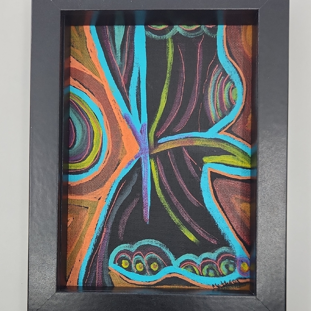 Original Abstract Art "They Exist" by Butterfly Rising Designs